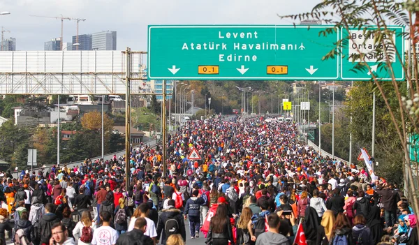 37th Vodafone Istanbul Marathon — Stock Photo, Image