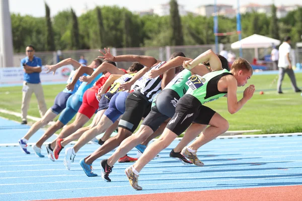 ECCC Track and Field Juniors Group A — 图库照片