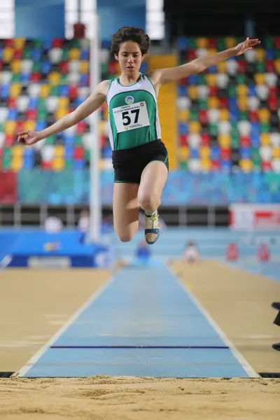 Turkish Athletic Federation Olympic Threshold Indoor Competition — Stock Photo, Image