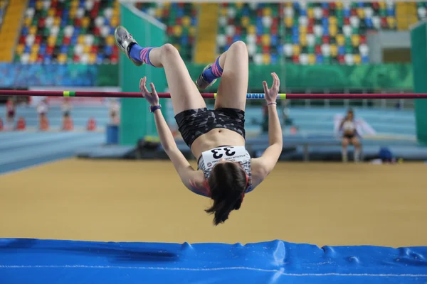 Turkish Athletic Federation Olympic Threshold Indoor Competition — Stock Photo, Image