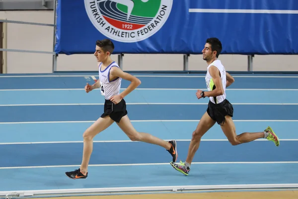 Türkiye Atletizm Federasyonu Olimpiyat eşik kapalı rekabet — Stok fotoğraf