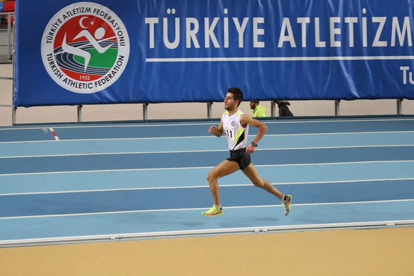 Turkish Athletic Federation Olympic Threshold Indoor Competition — Stock Photo, Image