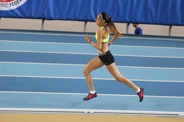 Atletismo en interiores carreras récord de intentos — Foto de Stock