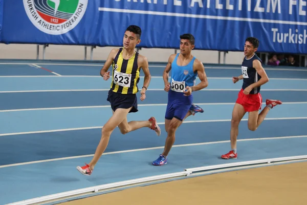 Atletismo en interiores carreras récord de intentos — Foto de Stock