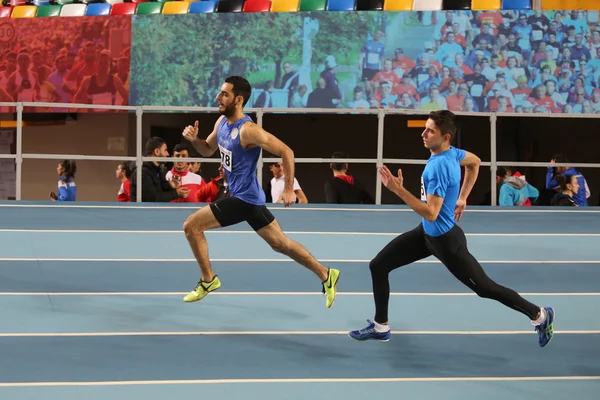 Kapalı Atletizm rekor denemesi yarışları — Stok fotoğraf