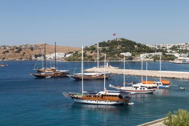 Bodrum şehir Türkiye'de
