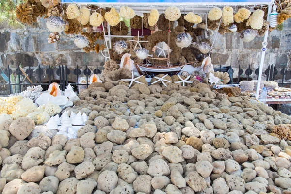 Éponges dans la ville de Bodrum — Photo