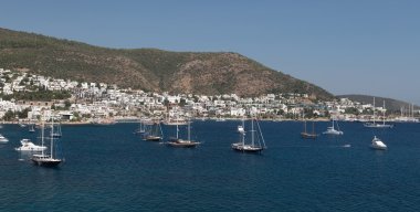 Bodrum şehir Türkiye'de