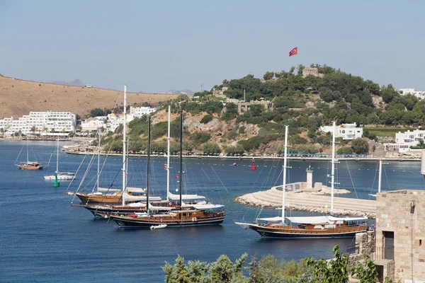 Bodrum şehir Türkiye'de — Stok fotoğraf