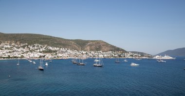 Bodrum şehir Türkiye'de
