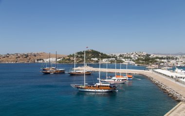 Bodrum şehir Türkiye'de