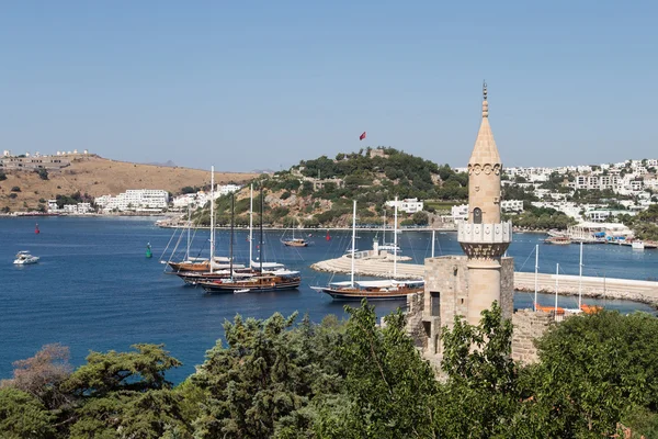 Bodrum şehir Türkiye'de — Stok fotoğraf