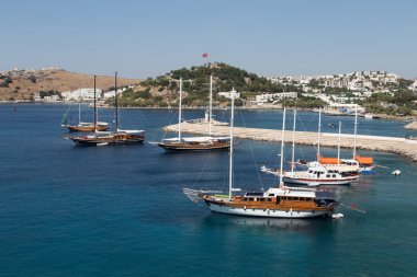 Bodrum şehir Türkiye'de