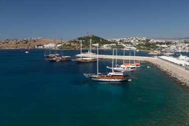 Bodrum şehir Türkiye'de