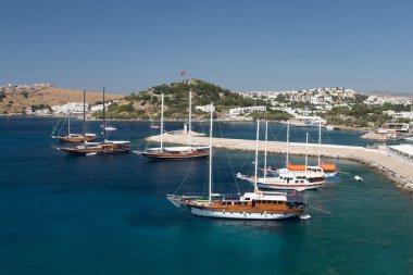 Bodrum şehir Türkiye'de
