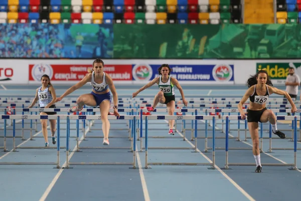 Türkiye Atletizm Federasyonu kapalı Şampiyonası kulüpleri — Stok fotoğraf