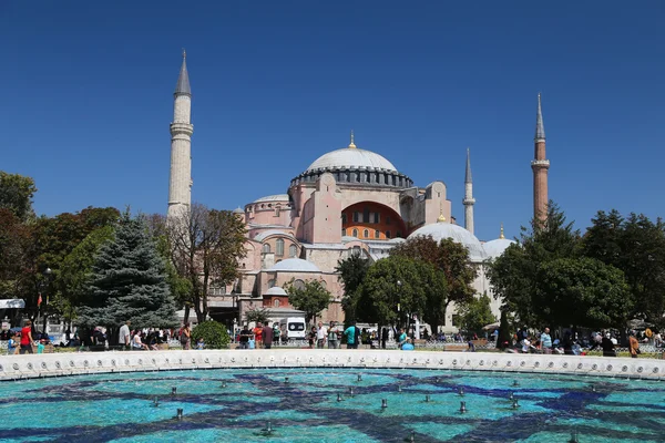 Muzeum Hagia Sophia v Istanbulu, Turecko — Stock fotografie