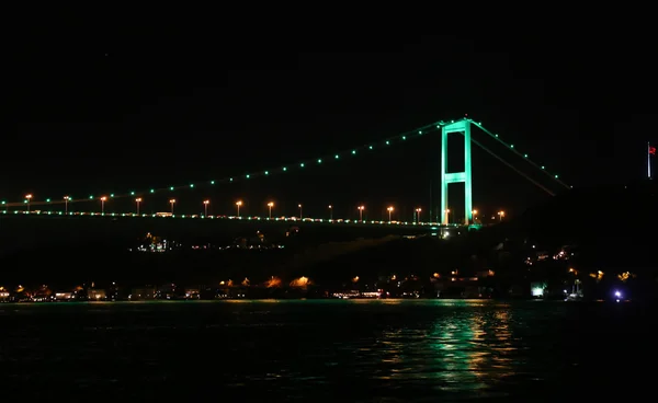 Η γέφυρα Fatih Sultan Mehmet στην Κωνσταντινούπολη, Τουρκία — Φωτογραφία Αρχείου