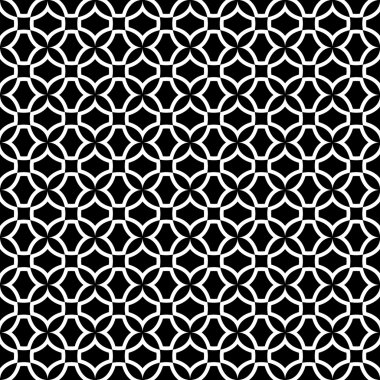 Vektör kusursuz desen. Modern stil dokusu. Tekrarlanan geometrik fayanslar.