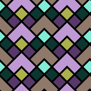 Vektör kusursuz desen. Modern stil dokusu. Tekrarlanan geometrik fayanslar.