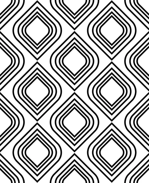 Vector seamless pattern. Modern stylish texture. Repeating geometric tiles. — Stock Vector