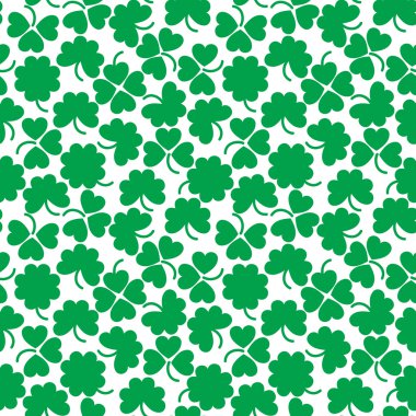 shamrock ile vektör sorunsuz arka plan