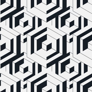 Kusursuz geometrik desen. Geometrik basit baskı. Vektör yinelenen doku.