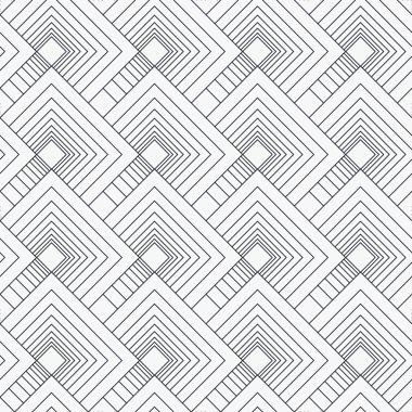 Kusursuz geometrik desen. Geometrik basit baskı. Vektör yinelenen doku.