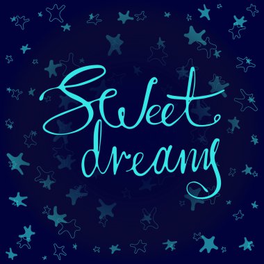 Modern elle çizilmiş hat. Tipografi afiş tasarımı. Harflerle baskı ve posterler için.