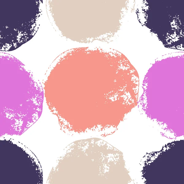 Bezešvé světlé pozadí. dekorativní vzor s nakreslené kružnice — Stockový vektor