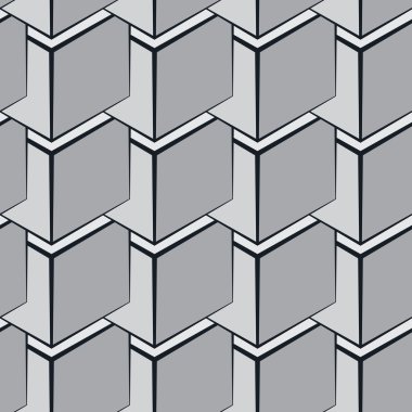 izometrik küpleri ile soyut geometrik arka plan