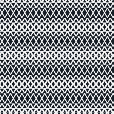 Dikişsiz desen tasarımı için. Basit şık vektör arka plan. Tek renkli modern minimalist geometrik desen üçgen ile.