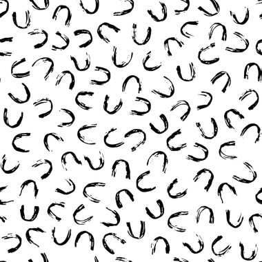 Kusursuz kuru fırça deseni basit vuruş deseni. Kesik kemer şekilli çizgiler, basit kum lekeleri. Kıvrımlı fırça darbeleri pürüzsüz arka plan. Minimalist arkaplan