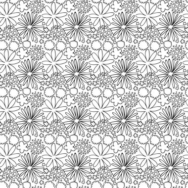 Dikişsiz çiçek deseni