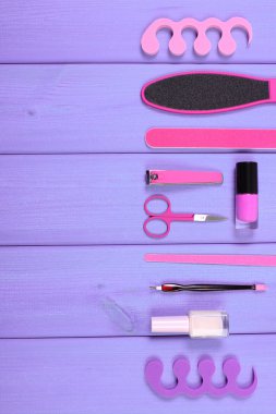 Kozmetik ve aksesuarlar, Manikür, pedikür veya kavramı ayak, el ve bakımı, kopya alanı metin için