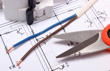 Yalan çizim inşaat mühendisi iş için aksesuarlar