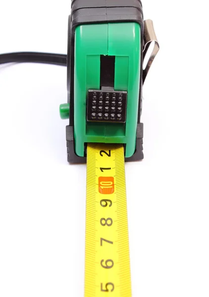 Tape measure for engineer on white background — Stock Photo, Image