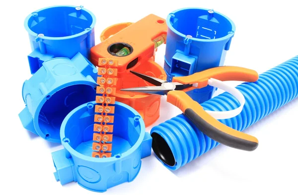 Electrical components for use in electrical installations — Stock Photo, Image