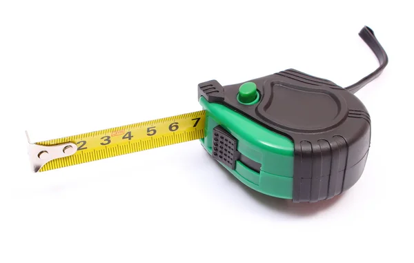 Tape measure for engineer on white background — Stock Photo, Image