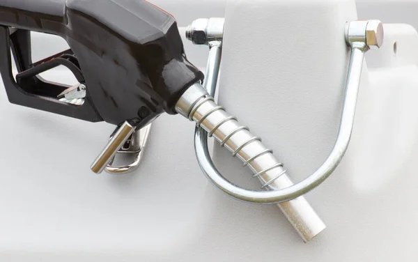 Gasoline Pistol Using Refueling Car Truck Other Industrial Agricultural Machine — Stock Photo, Image