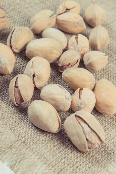 Фисташковые Орехи Натуральными Витаминами Минералами Здоровое Питание — стоковое фото