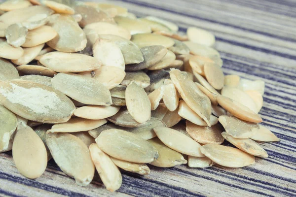 Семена Тыквы Содержащие Натуральные Витамины Минералы Здоровое Питание — стоковое фото