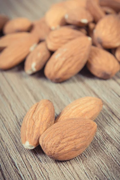 Almonds Source Natural Vitamins Minerals Healthy Eating — Stock Photo, Image