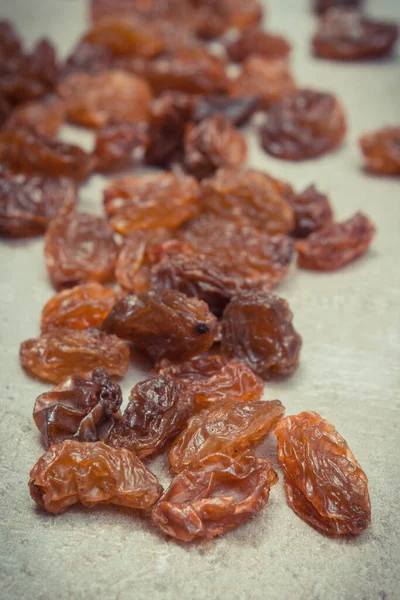 Raisins Secs Frais Sains Contenant Des Vitamines Minéraux Naturels Alimentation — Photo