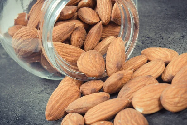 Fresh Healthy Almonds Containing Natural Vitamins Minerals Nutritious Eating — Stock Photo, Image