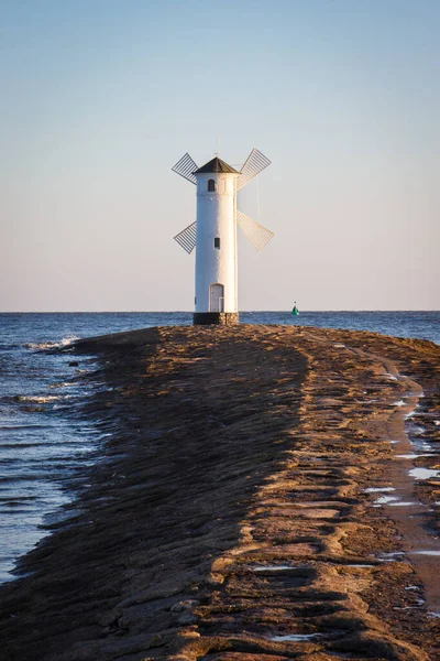 Swinoujscie Poméranie Occidentale Pologne Juin 2021 Vue Sur Moulin Vent — Photo