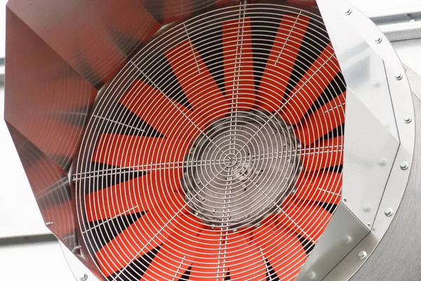 Ventilation fan using in grain dryer, agriculture, technology and engineering concept