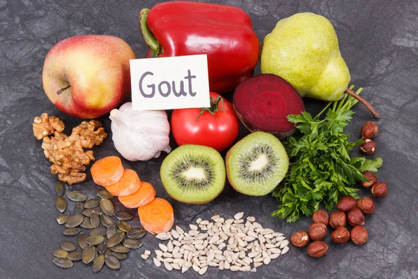 Doğal Vitamin Mineral Içeren Sağlıklı Yiyecekler Gut Böbrek Sağlığı Için — Stok fotoğraf