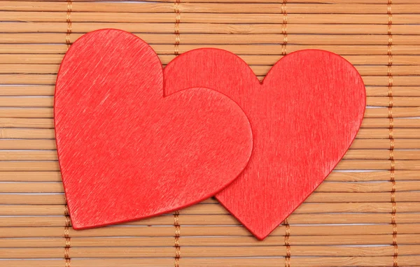 Corações vermelhos para o dia dos namorados — Fotografia de Stock