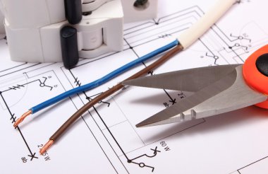 Yalan çizim inşaat mühendisi iş için aksesuarlar